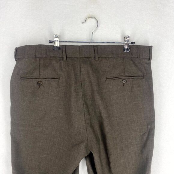 Palo Savino Wool Blend Dress Pants Bremen Trousers Mens Size 37‎ Reg Cut - Picture 7 of 12